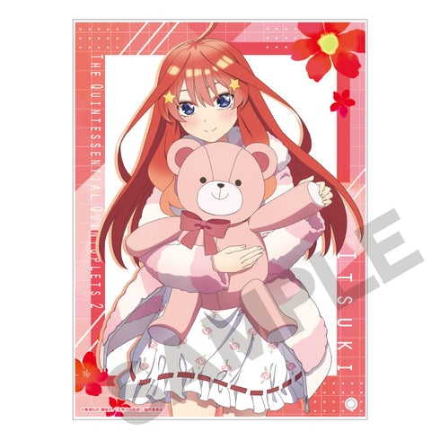『五等分の花嫁∬』アクリルパネル 中野五月 ぬいぐるみ抱っこ 立ち絵